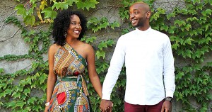 Black couple in love