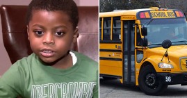 Ibn Polk, young student left on school bus