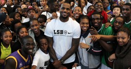 Lebron James, founder of the I Promise Foundation