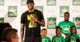 Lebron James giving back to the community