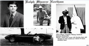 Virginia Governor Ralph Northrum's racist medical school photo