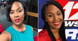 AJ Walker, Black reporter who wore braids for the first time on-air