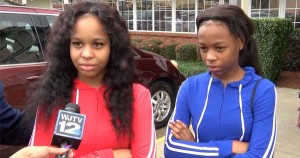 Amariyona Hall and her sister