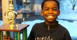 Tanitoluwa Adewumi, an 8-year-old chess champion