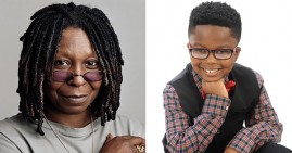 Whoopi Goldberg and Nicholas Buamah