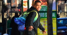 Jahkil Jackson, 11-year old boy giving away blessing bags