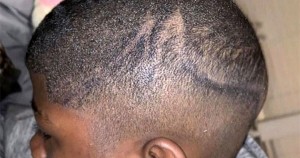 Juelz Trice, student whose teacher colored his hair cut design