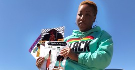 Latoya Nicole, author of HBCU coloring book