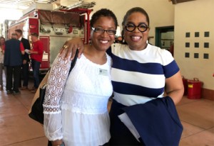 Meiko Patton with Oprah Winfrey