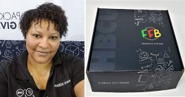 Peachi Williams, founder of HBCU Freshman Fun Box