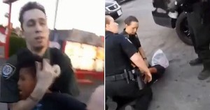 Black boy arrested by Sacramento Police with plastic bag on his head