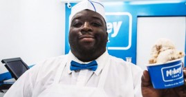 Michael Mikey Cole, founder of a Black-owned ice cream shop