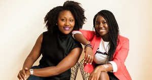 Tamara Zantell, CEO of Raising A Mogul, with her daughter Zandra