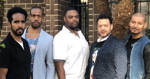 Cast members of The Central Park Five Long Beach Opera performance