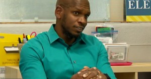 Michael Atkins, former custodian turned school principal