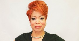 Angela Brown, founder of D'Serv Professional Haircare Products