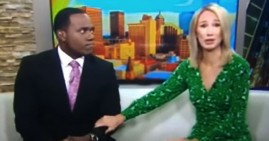 Alex Housdon, white news anchor who called her colleague an ape