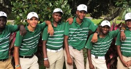 Charles R. Drew Varsity golf team