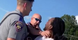 Robert Morton, unarmed Black man being choked by Mississippi Police