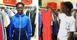 Chase Neyland Square, founder of a student community closet for kids in need