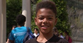 Curtis Lawrence, 14-year old freshman at George Washington University