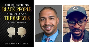 Book cover, and the authors, John Hall and J.D. Smith