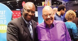 Orrin Hudson and Tom Joyner