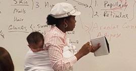 Ramata Cisse, Black professor caring for her student's baby