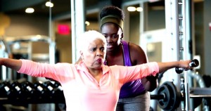 African American personal trainer