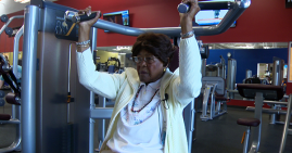 Ida Wheeler, 102-year old Black woman at the gym