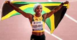 Shelly Ann Fraser Pryce, the fastest woman in the world