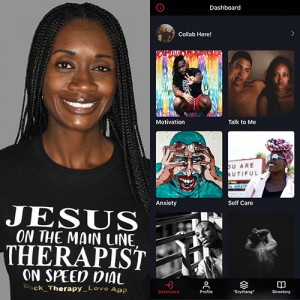 Tomina Ward, founder of the Black Therapy Love app