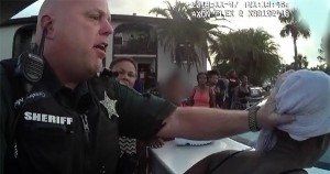 Sheriff Harry Reid who yaned Black girl's head