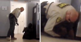 Pima County police officer attacking Black teens with no arms or legs