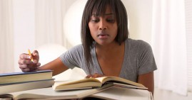 African American college student