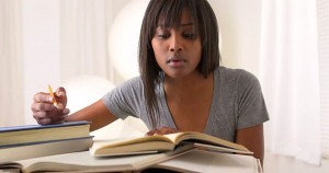 African American college student