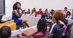 Brandi Harvey speaking