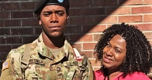 Henry Mitch Mayfield and his mom