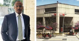 Matthew N. Portis, founder of SolGreen solar power table workstations