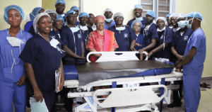 Nigerian doctors and nurses who separated conjoined twins