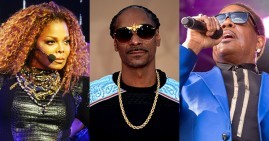 Janet Jackson, Snoop Dogg and Charlie Wilso