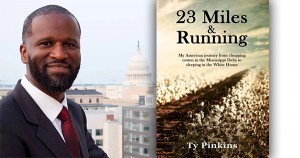 Ty Pinkins, author of 23 Miles and Running