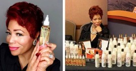 Angela Brown, founder and CEO of D'Serv Healthy Hair