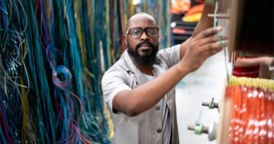 African American man employed