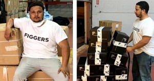 Freddie Figgers donating PPE to healthcare workers