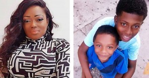 Tiffany Pinckney, mom who almost died from COVID-19, with her sons