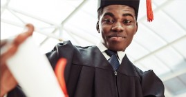 African American scholarship recipient