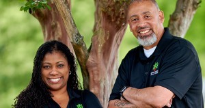 Nikki and Antonio Carrington, founders of Burning Bush Oils