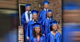 Harris family of sextuplets graduate from high school