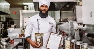 Patrick Glanville, founder and CEO of 3 Some Chocolate